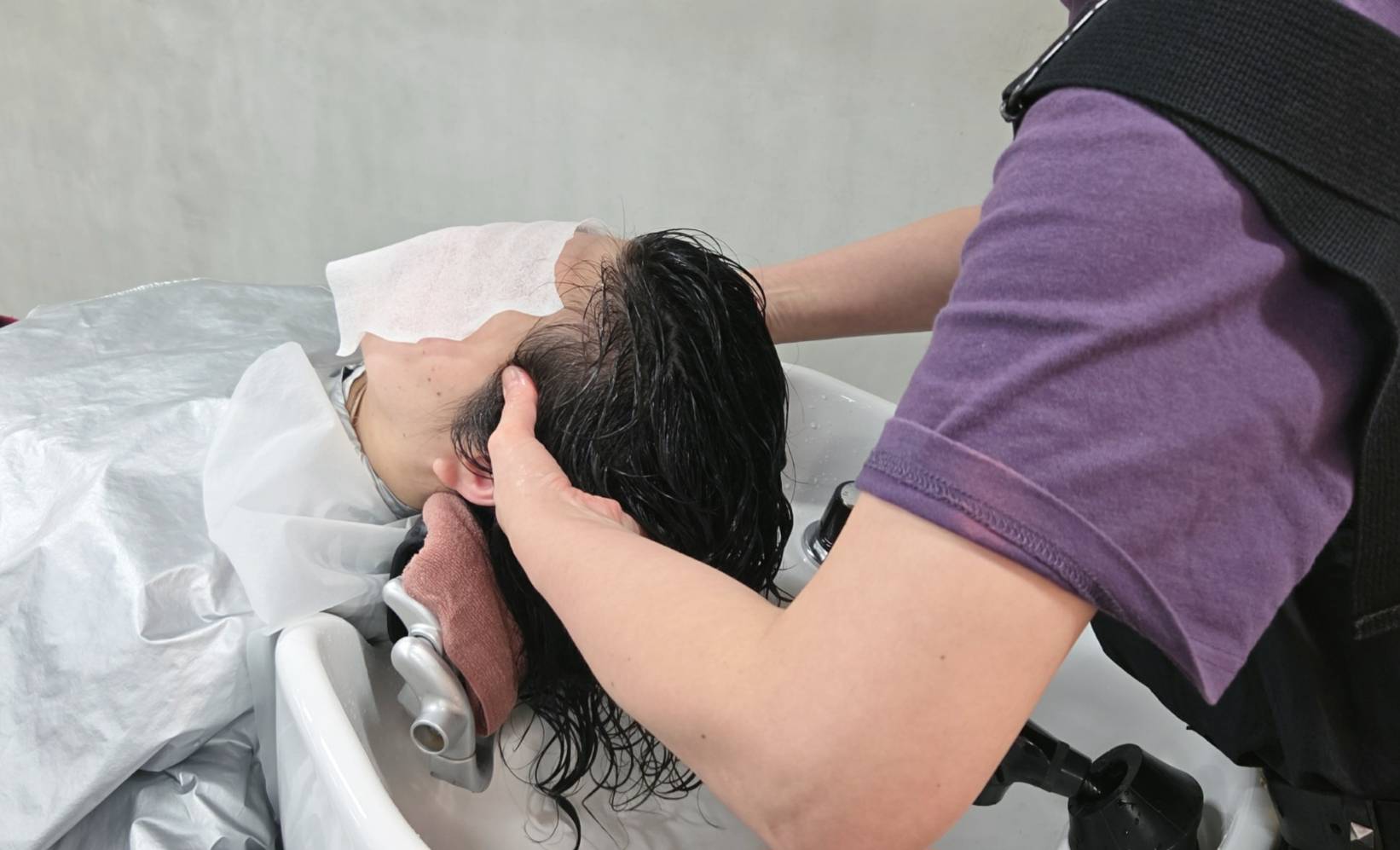 マッサージでヘアケア